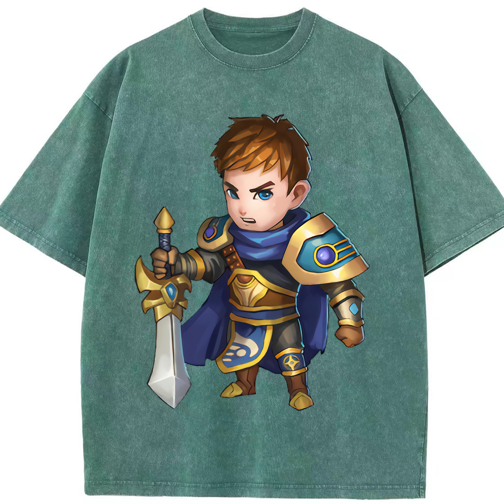 （画像用） リーグ・オブ・レジェンド League of Legends LOL 綿100% ヴィンテージ風 半袖Tシャツ（フロントプリント）